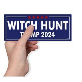 Witch Hunt Trump 2024 Stickers 2 Pack