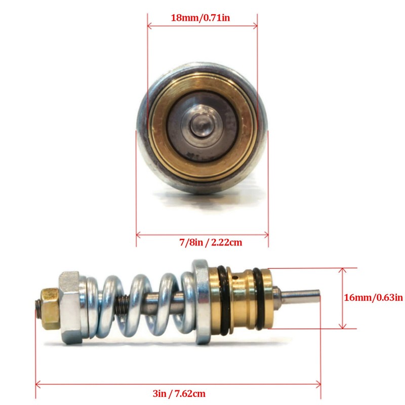 Luatoxry Pressure Washer Unloader Valve, 309515003 Washer Pump Unloader Valve