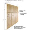 18" Allwood Pine Wainscot Extension Kit