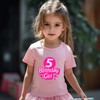 Slurinx Girls 5th Birthday Shirt Toddler Doll Themed Outfit Tees