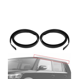 1 Pair Roof Molding Drip Weatherstrip Fit for Scion XB 2008-2015 Replace 75556-12171 (Left) 75555-12161 (Right), Car Roof Drip Side Finish Moulding, 2 Pcs