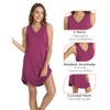 LazyCozy Bamboo Viscose Sleeveless Nightgowns for Women Summer Soft Tank
