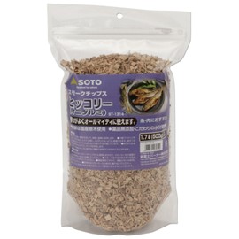 SOTO ST-1314 Smoking Materials Chips, 17.6 oz (500 g), Smoked, Hot Smoke, Smoke Chips, Hickory (Onigurumi)