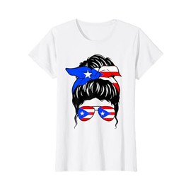 Puerto Rican Girl Puerto Rico Flag Proud Puerto Rican Woman T-Shirt