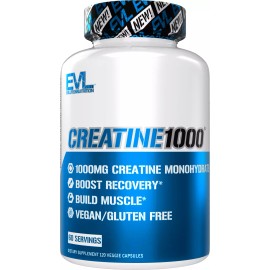 Evlution Nutrition Creatine1000 - 1g Creatine Monohydrate - 60 Servings