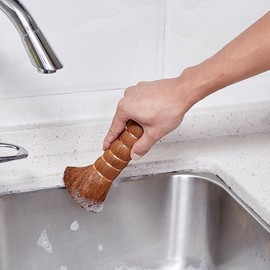 Ipetboom 1pc Handle Teapot Brush Tea Kettle Cleaning Brush Teapot Tea Accessories Delicate Teapot Brush Desktop Teapot Cleaning Pen Brown Wooden