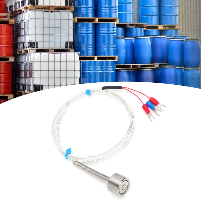 PT100 Magnetic Temperature Sensor Waterproof Adsorption Thermistor -60 to +150℃(5meters