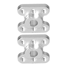 2Pcs Flange Shaft Coupling Aluminium Alloy 6mm D Hole Light Duty Flange Coupling Connector for Intelligent Robots
