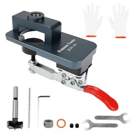 Concealed Hinge Gauge 35 mm Drilling Template Pot Hinge Drill Guide Locator Pot Hole Drilling Template Hinge Template for Door Installation Household Tools Hole Opener