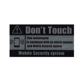 Toyo Mark Mfg. Motorcycle Tamper Proof Security Sticker Mobile 3522