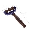 OATIPHO Wooden Handheld Massage Roller Tool for Muscle Relief Ergonomic