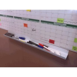 Peel and Stick Wall Tray 19" Long - Perfect to Hold Markers, erasers and More