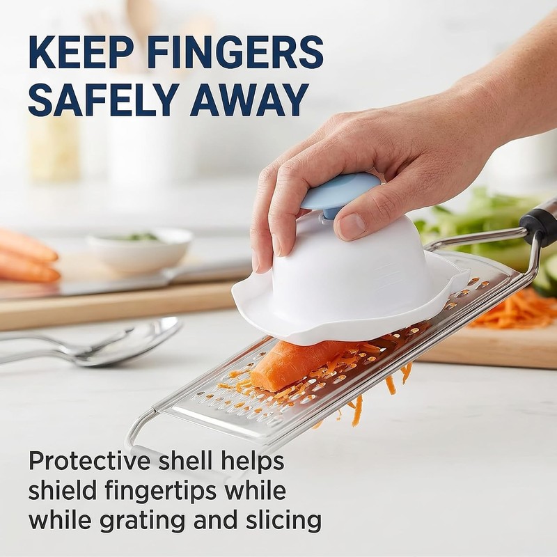 Mandoline Slicer Guard with Non-Slip Grip and Cut-Resistant Protection, Universal