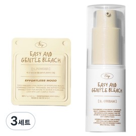 Took Easy and Gentle Bleach No. 1 powder 0.7g x 5p + No. 2 cream 15g set, 3 sets / 투크 이지 앤 젠틀 블리치 1제 파우더 0.7g x 5p + 2제 크림 15g 세트, 3세트