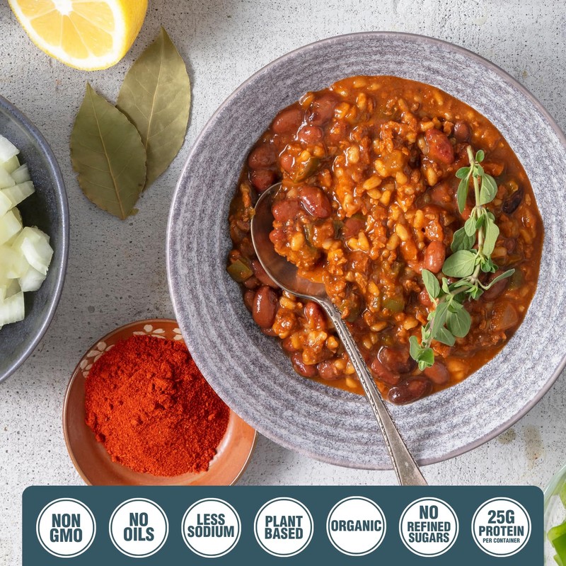 PLANTSTRONG Chili & Stew – USDA Organic, Non-GMO, Plant-Based, Vegan,