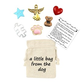 LUOKIFUR Pet Memorial Bag Dog Or Cat Keepsake Pet Gift pet Owners Gift (Dog Bag)