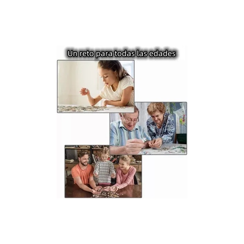 Rompecabezas De Luna De 1000 Piezas Juguetes Antiestres