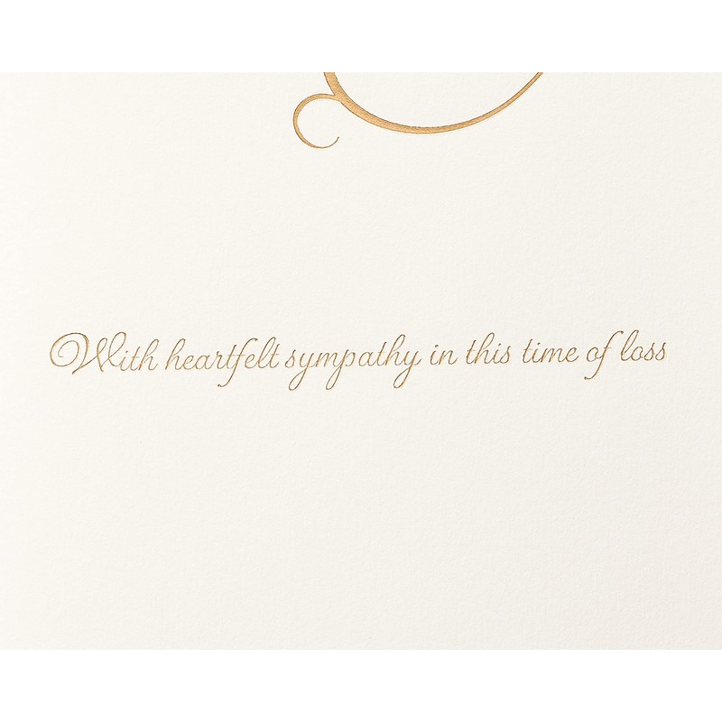 Papyrus Sympathy Card (Heartfelt Sympathy)