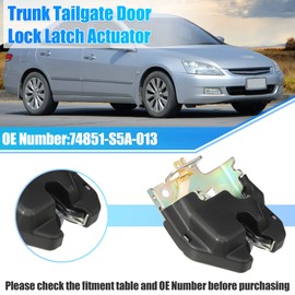 X AUTOHAUX Car Rear Tailgate Latch Actuator Rear Trunk Door Lock Latch 74851-S5A-013 for Honda Civic 2001-2005