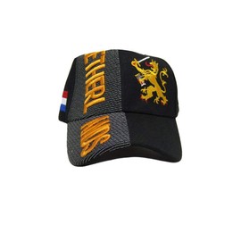 Trade Winds Holland Netherlands Country Letters Flag Black Hat Cap 3D Embroidered