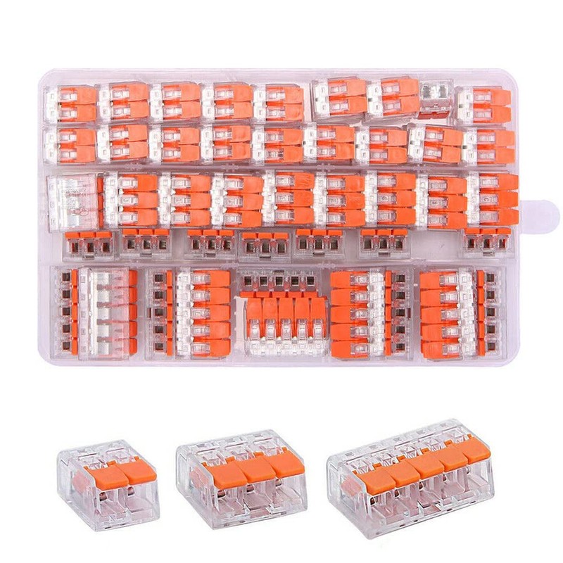 Yotsuba Lever Nut Wire Connector Kit, 75 Pcs Electrical Connector