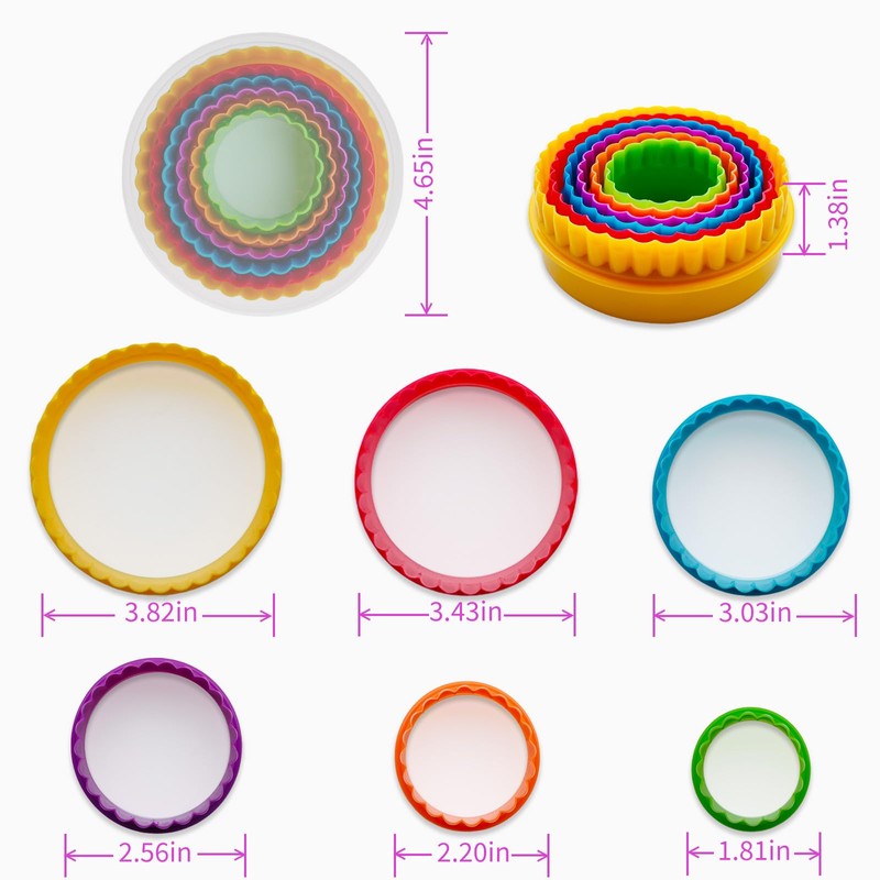 Cookie Cutter Set - 6 PCS Perfect for Baking Unique