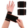 2 Wrist Braces Sports with Velcro Fastening, Wrist Protector Bracelet,