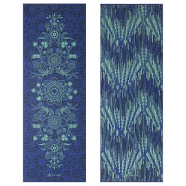 Gaiam Yoga Mat Premium Print Reversible Extra Thick Non Slip Exercise & Fitness Mat for All Types of Yoga, Pilates & Floor Workouts, Divine Impressionist, 68"L x 24"W x 6mm Thick