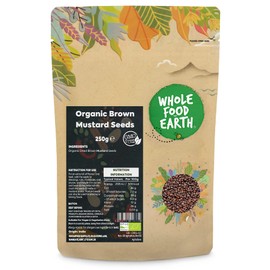 Whole Food Earth® - Organic Brown Mustard Seeds 250 g | GMO Free | Certified Organic