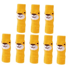 BUGUUYO 2 Sets pet Socks Dog Leggings Dog Leg Covers Dog Leg Socks Dog Socks Dog Joint Protector Dog Leg Warmers Small Knitting Gloves pet Leg Joint Protector Cotton Protection pad The cat