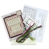 Design Works Crafts Stitcher's Sampler Counted Cross Stitch Kit, Ivory,