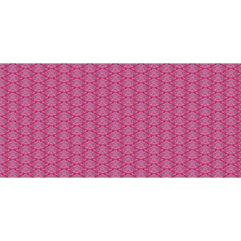 Ambesonne Antique Oriental Pencil Pen Holder, Pink Tones Eastern Inspired Traditional Motif, Ceramic Pencil Holder for Desk Office Accessory, 3.6" X 3.2", Mustard Magenta