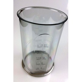 DUJULE Measuring cup – mixing cup 600 ml. Specially designed for hand blenders purée mixing for food drinks smoothies etc