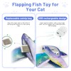 Esoes Flappy Fish Cat Toy No Flying Chirping Fish Interactive
