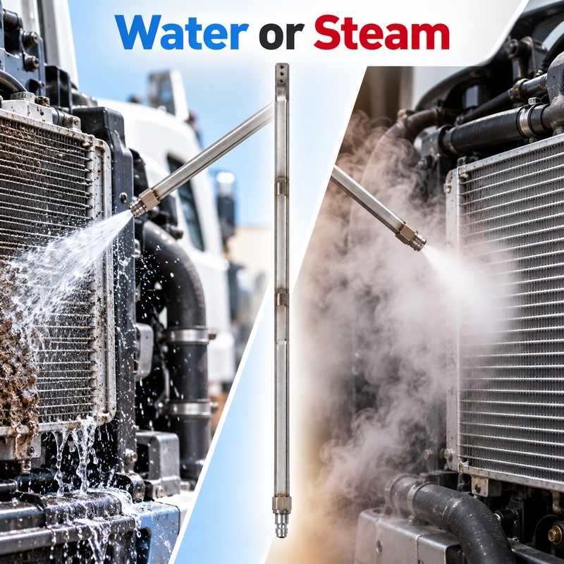 55CM Pressure Washer Cleaning Wand with 1/4-Inch Connection – 304