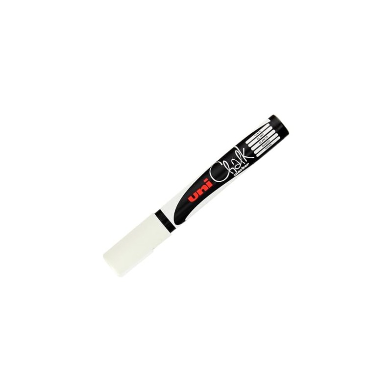 uni-ball PWE-5M Chalk Marker Medium Bullet Tip - White (Pack