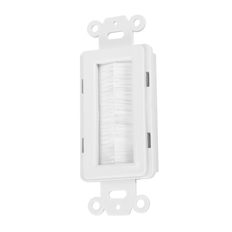 Brush Wall Plate, Cable Entry Wall Plate, Wall Socket for