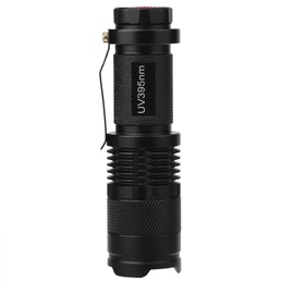 EVTSCAN UV Flashlights 395/365 nM - UV Ultra LED Flashlight Blacklight Light Inspection Lamp Torch(395nm)