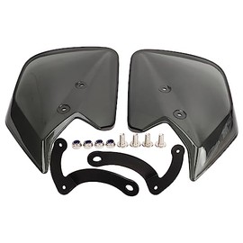 Qqmora 1 Pair Smoky Motor Hand Guards, Handlebar Protection for NMAX 125/150/155 XMAX 250 300 400, Wind and Cold Protection