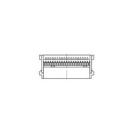 TE CONNECTIVITY/AMP 1-1658526-9 Wire-To-Board Connector, 609 Series, IDC/IDT, Receptacle, 34 Contacts, 2.54 mm (1 piece)