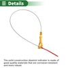 X AUTOHAUX Oil Dipstick Oil Level Dip Stick No.266112F700 for
