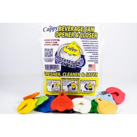 Cappy, Voted BEST Beverage Can Opener & Closer! 12-Color Pack