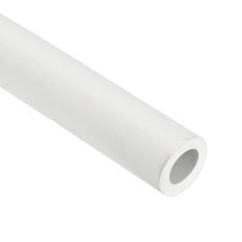 Rebower 18mm ID Pipe Insulation Tubing 6mm Thick Heat Preservation Foam Tube, [for Plumbing Freeze Protection Exercise Handle] - 30mm OD/3ft/White