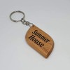 SUMMER HOUSE Key Tag Engraved Keyring Keychain Made to Last