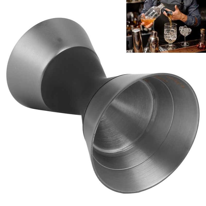 Cocktail Jigger Double Sided Stainless Steel Shot Measure Jigger with