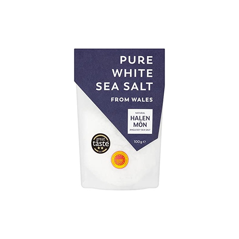 Pure White Sea Salt, Halen Môn Pure - 100g