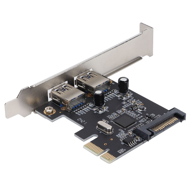 PCIE Expansion Card USB3.0 5Gbps HighDpeed Transmission TwoPort Desktop Computer