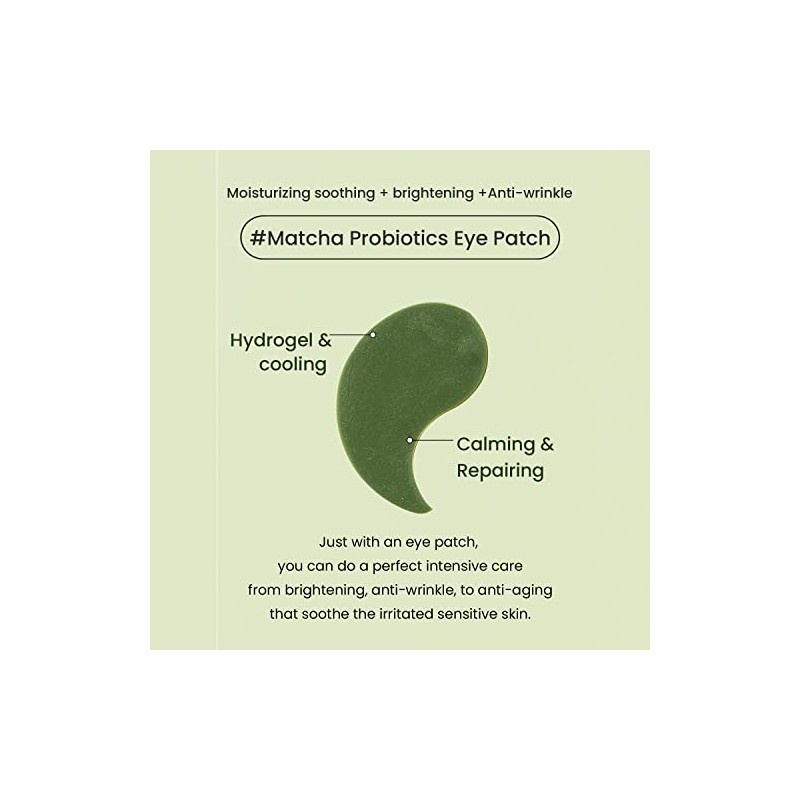HEIMISH Parches de Hidrogel para Ojos Matcha Biome - Hidratantes