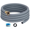 8FT Dehumidifier Drain Hose with 3/4” FHT Brass Rustproof Connector,
