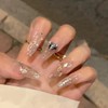 XUZOO 24 Pcs Nail Tips, Fake Nails, Short and Long,